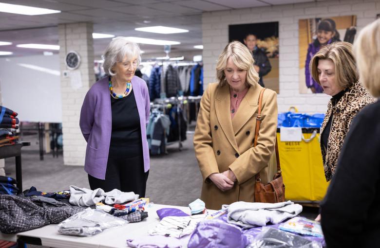 mayor with Baby Bundles